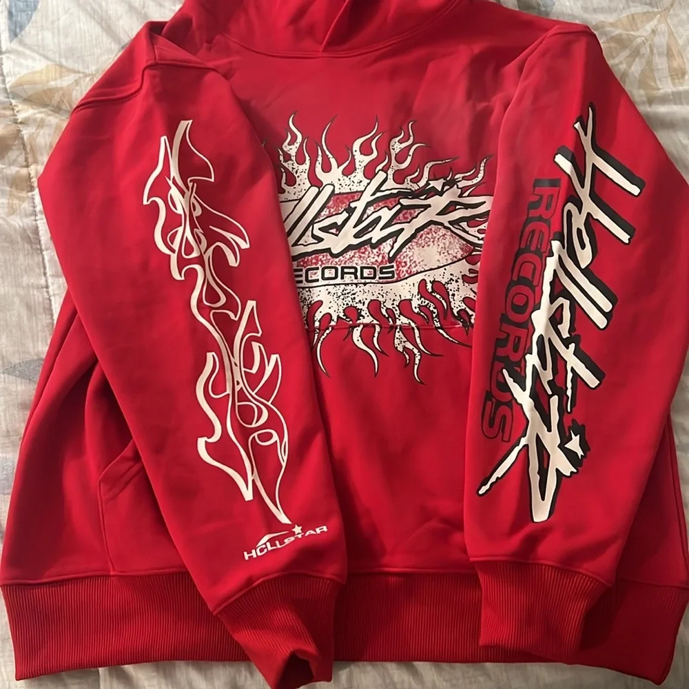 Hellstar | Sweaters | Hell Star Red Faded Hoodie | Poshmark